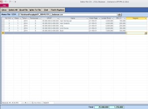 CSV Editor 1721-I Bulanan