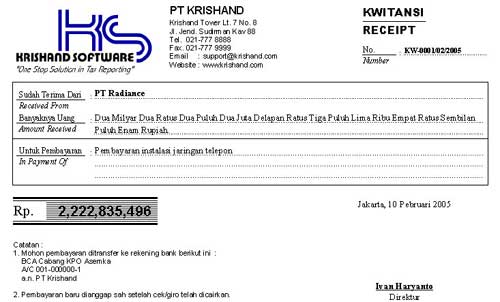 Aplikasi Penjualan  Software Penjualan - Krishand Invoicing