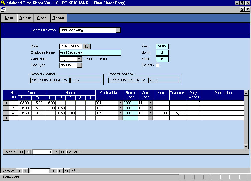 Software Time Report Indonesia