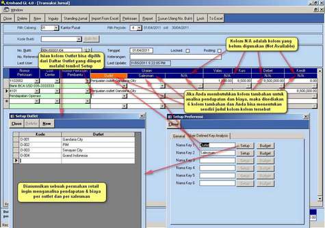 Transaksi Jurnal - Software Accounting Krishand General Ledger