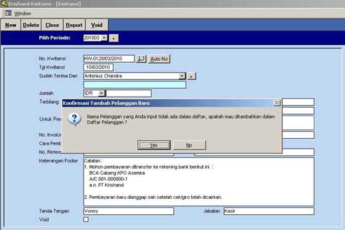 Software Software Kwitansi Pembayaran